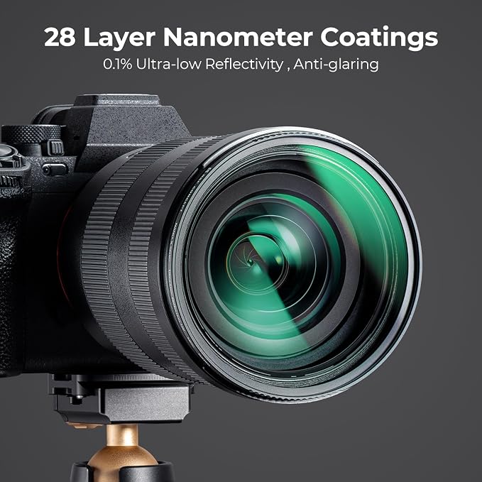 K&F CONCEPT 77mm Ultra-Low Reflectivity MCUV Lens Protection Filter 28 - Image 5