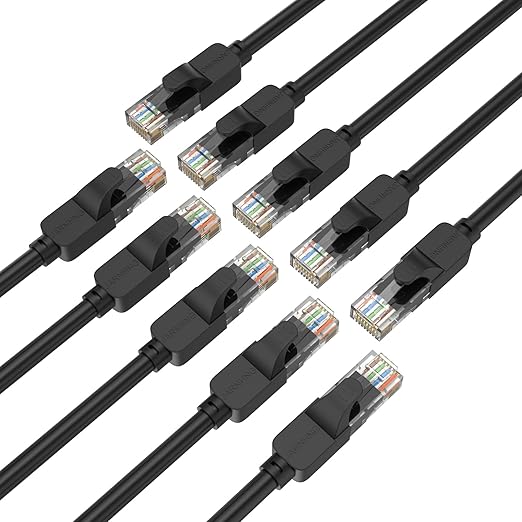 Cat 6 Ethernet Cable 3 ft, Indoor/Outdoor High Speed 10Gbps Internet Cable by Unknown