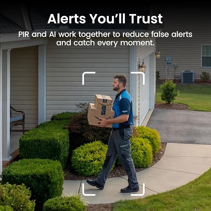 aosu Security Cameras Wireless Outdoor Home System, True 2K HD, Color Night - Image 7