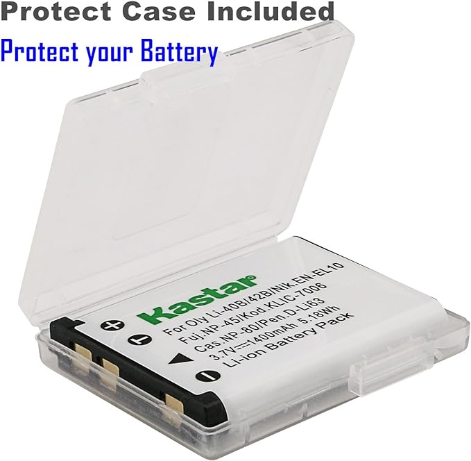 Kastar 2-Pack Battery & Slim USB Rapid Charger Replacement - Image 5