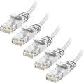 Cable Matters 10Gbps 5-Pack Snagless Short Cat 6 Ethernet Cable - 3ft by CableMatters