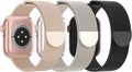 3 Pack Mesh Metal Band Compatible by Steezrd