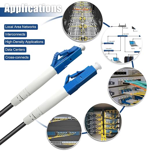 20 Meters LC to LC Outdoor Armored Simplex Fiber Patch Cable, Single Mode Fiber - Image 6