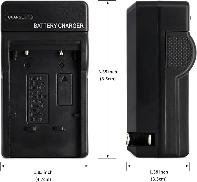 Norifon NP-80 Wall Charger for Casio Exilim EX-G1, Exilim EX-N1, Exilim EX-N2 - Image 3