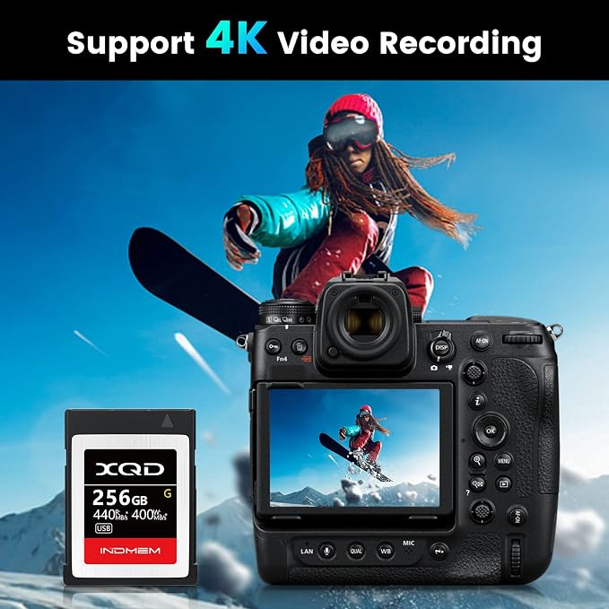 INDMEM XQD 256GB Memory Card, 5X Tough MLC XQD Flash Memory Card High Speed G - Image 4