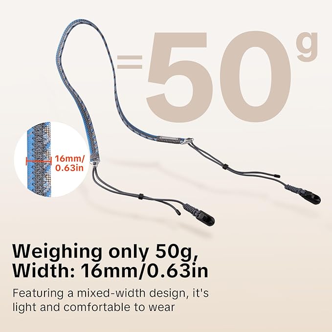 PGYTECH Camera Shoulder Strap Slim Trendy Style, Quick Release Braided Rope - Image 4