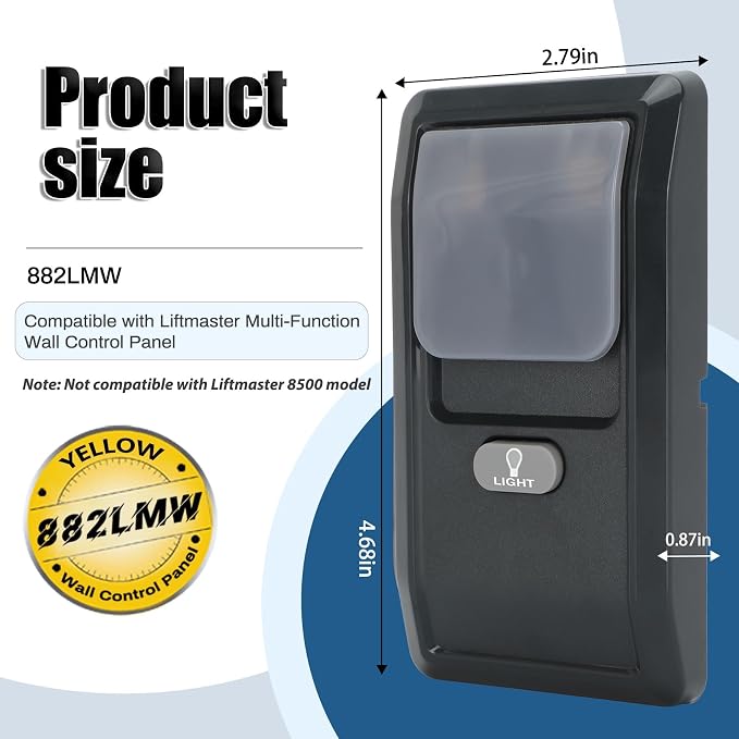 882LMW Multi-Function Wall Control Panel Compatible only - Image 3