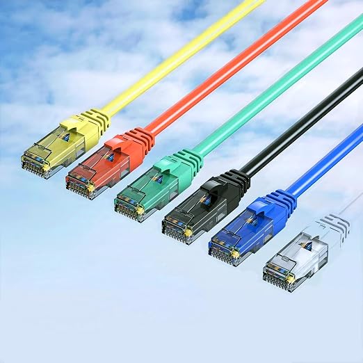 Cat6 Patch Cables 5 Feet, Cat 6 Ethernet Cable, 24AWG CCA Cord, UTP Network - Image 8