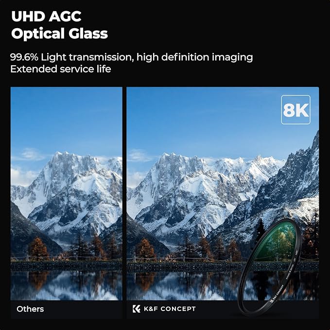 K&F CONCEPT 67mm MC UV Protection Filter - Image 3