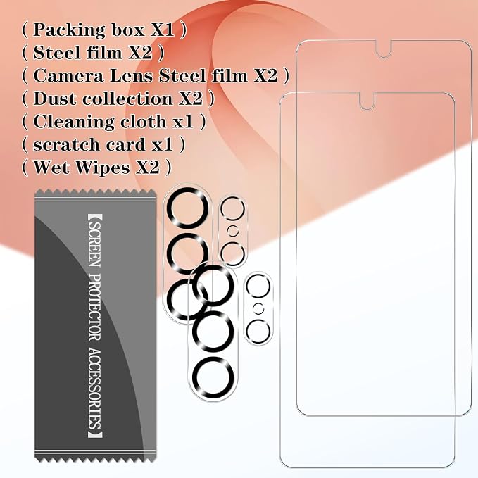 Galaxy S26 Ultra Tempered Glass Screen Protector + Camera Lens ProtectorHD - Image 7