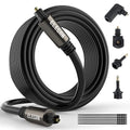 Elecan Optical Audio Cable 150 Ft Digital Audio Toslink Cable Cord-Fiber by Elecan