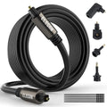 Elecan Optical Audio Cable 75 Ft Digital Audio Toslink Cable Cord-Fiber by Elecan