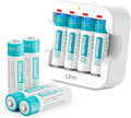 Rechargeable AA 1.5V Lithium Batteries 8-Pack, Full-Recharged Long-Lasting by CZVV