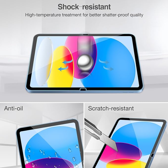 ProCase 1+3 Pack Tempered Screen Protector - Image 5