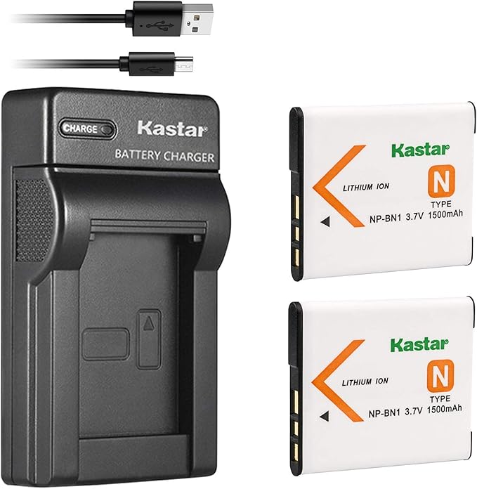 Kastar 2 Battery + Charger Replacement by Kastar