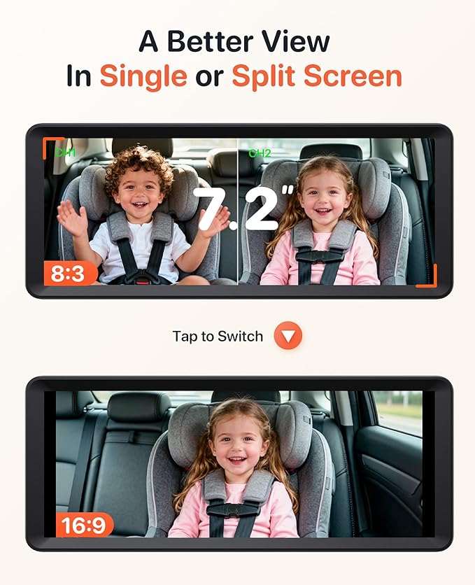 Luckview BM5 MAX 1080P Dual Baby Car Camera - Image 2