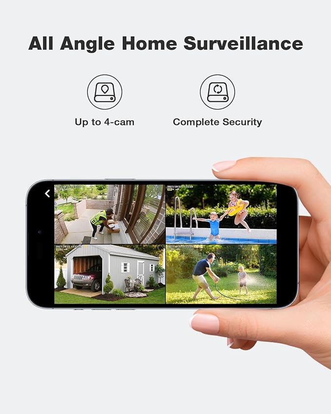 SEHMUA-4MP Security Cameras Wireless Outdoor, No Subscription Required - Image 3