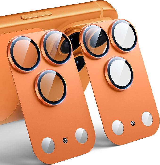 TAURI 2 Pack for iPhone 17 Pro Camera Lens Protector, Full Coverage by TAURI