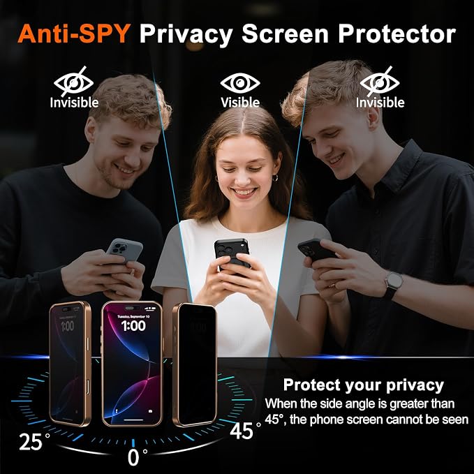 for iPhone 17 Pro Case with Privacy Screen Protector and Camera Protection - Image 7