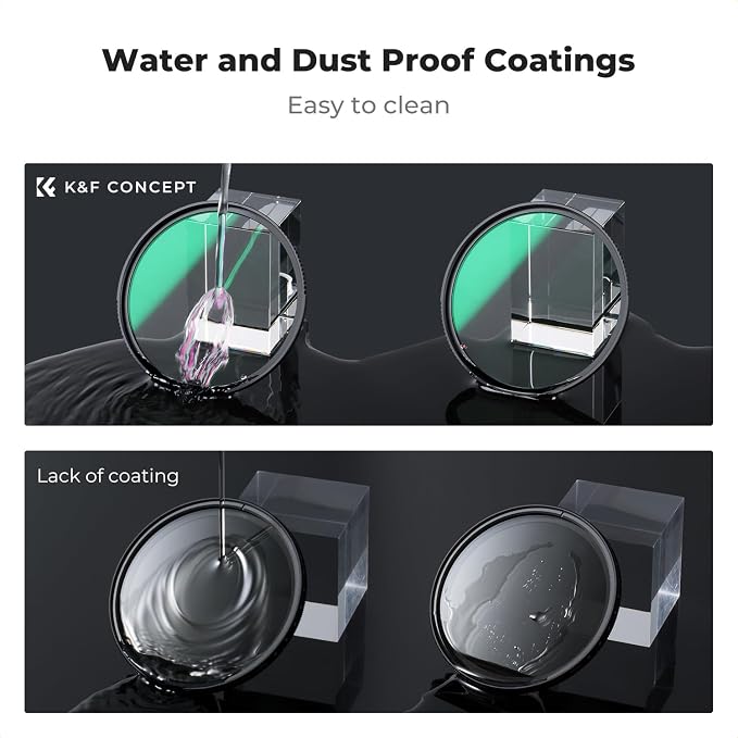 K&F CONCEPT 46mm Explosive-Proof MCUV Lens Protection Filter 28 Multi-Layer - Image 6