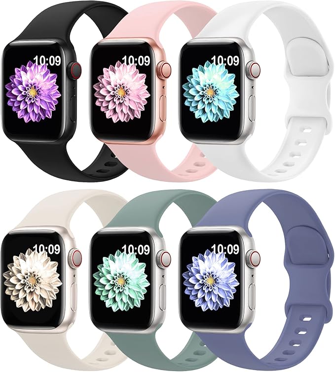 6 Pack Sport Bands Compatible by AMSKY