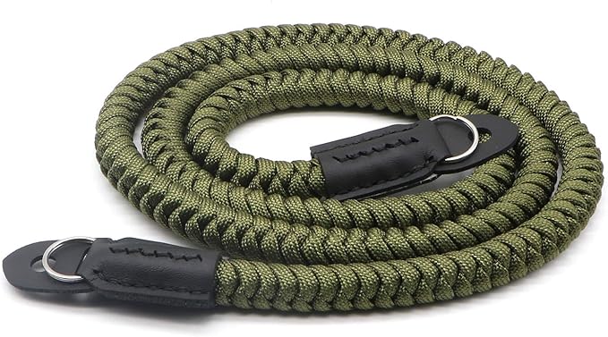 Paracord Woven Camera Neck Shoulder Strap Belt Hand Compatible by HITHUT