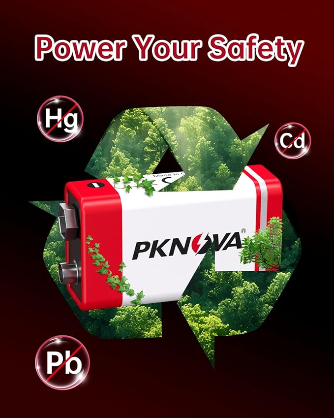 9V Batteries Carbon 9 Volt Battery - Image 8