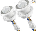 2 Pack PIR Motion Sensor Light Switch, AC 110-240V Adjustable LUX Light by Unknown