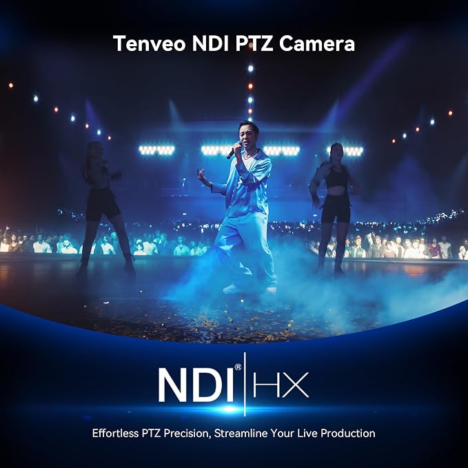 Tenveo NDI PTZ Camera AI Auto Tracking SDI/HDMI/USB3.0/LAN 30X Optical+ 8X - Image 4