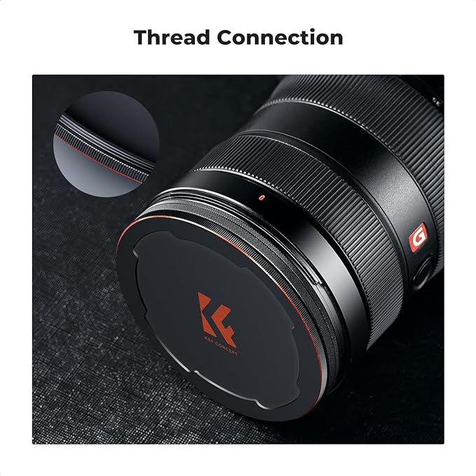 K&F CONCEPT 67mm Thread & Magnetic 2-in-1 Lens Filter Cap Only Compatible - Image 4