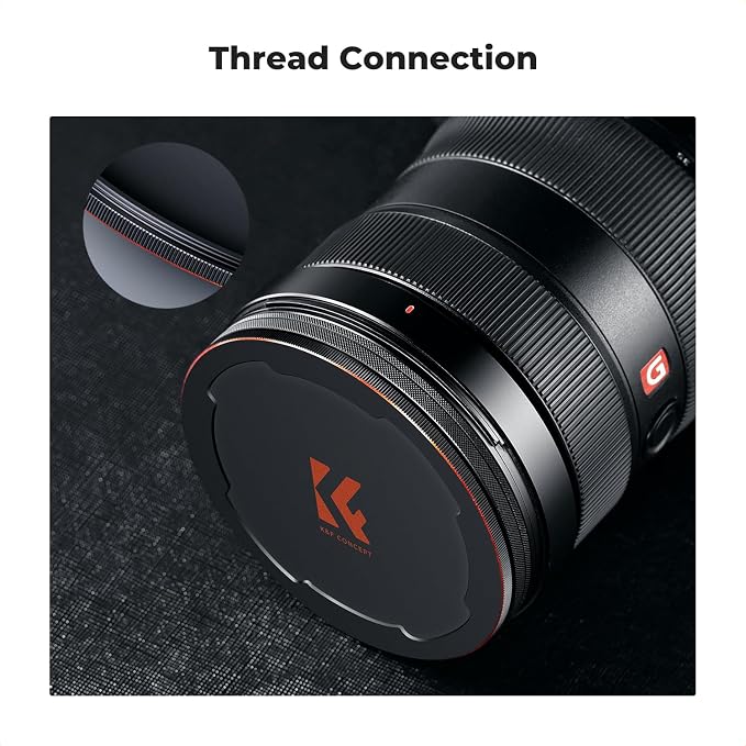 K&F CONCEPT 55mm Thread & Magnetic 2-in-1 Lens Filter Cap Only Compatible - Image 4