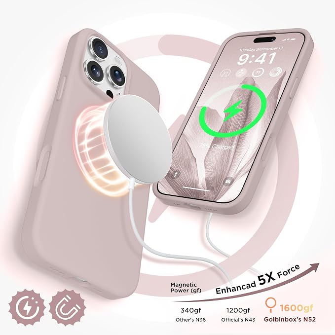 GolbinBox Magnetic for iPhone 16 Pro Case, Compatible - Image 3