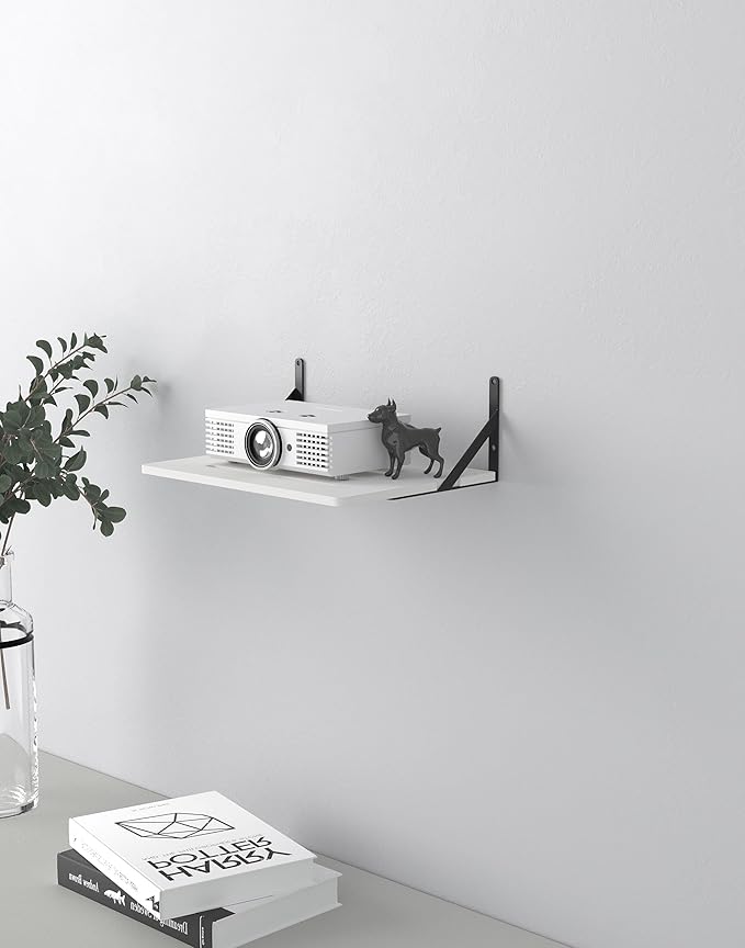 Black White Small Mini Projector Shelf - Image 6