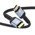 10K 8K 4K HDMI 2.1 Cable 8ft, 48Gbps Ultra High Speed HDMI Cable Braided by RUBMUD