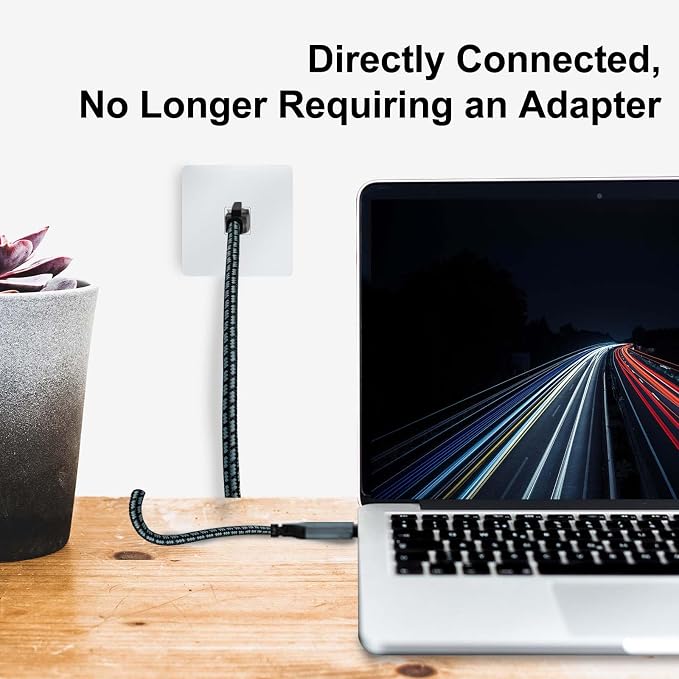 USB C to Ethernet Cable, 40 Feet Type C to Gigabit Ethernet Cable, USB C to - Image 5