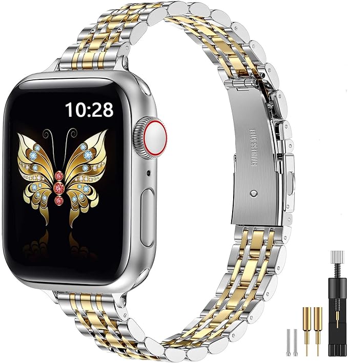 MioHHR Metal Band Compatible by ProfessionalStainlessSteelWatchBandCase