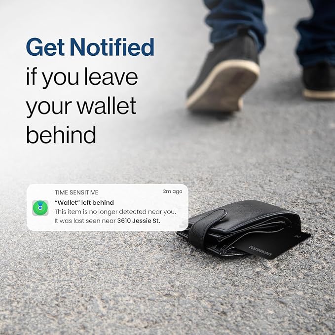 SPOTMINDERS Apple MFi Certified Wallet Tracker Card - Image 5