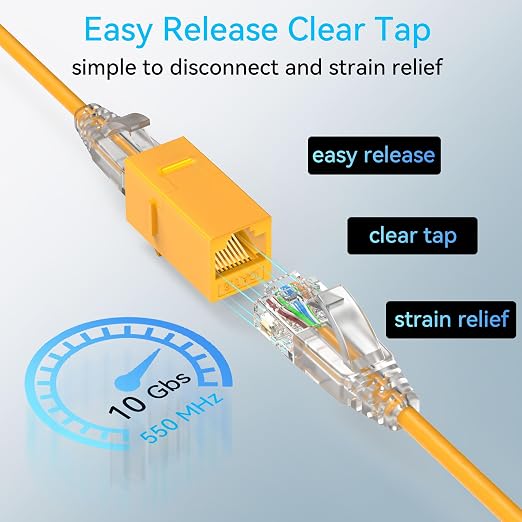 Sokqovt Cat6a Patch Cables Slim 3ft, Flexible Cat6 Ethernet Cable 10G 550MHZ - Image 6