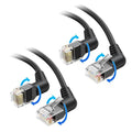 Cable Matters 2-Pack 10Gbps Rotatable Cat 6 Ethernet Cable - 5ft by CableMatters