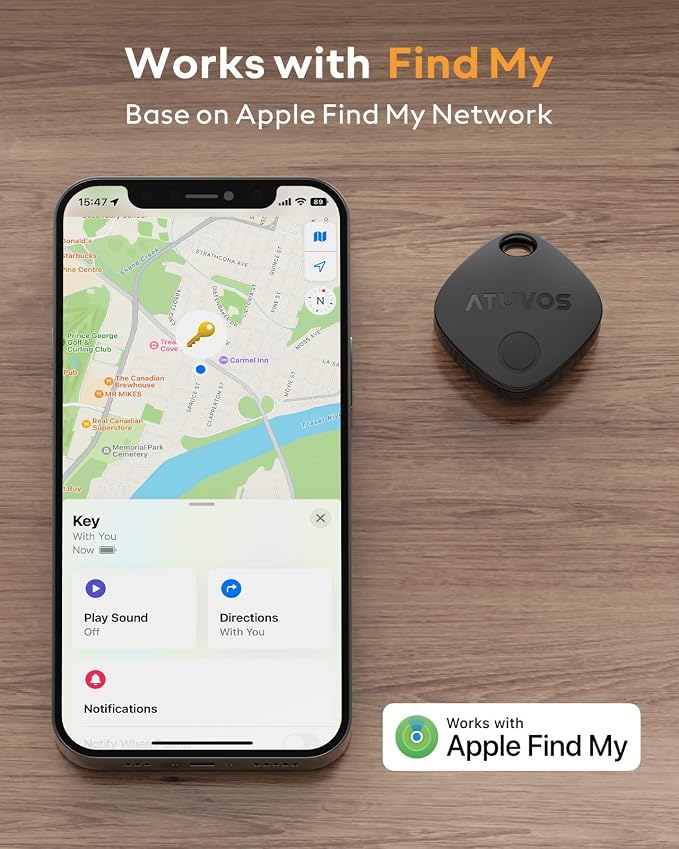 ATUVOS Air Tracker Tags-3 Pack, Keys Finder and Item Locator Track Your Keys - Image 2