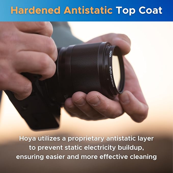 Hoya EVO Antistatic 43mm Filter — Premium Optical Glass w/ 16-Layer SMC Lens - Image 4