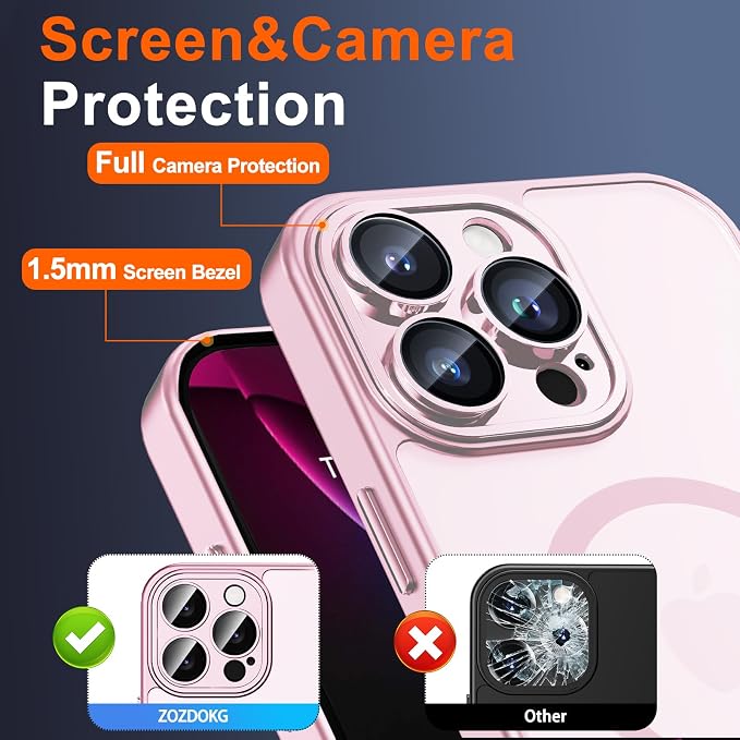 for iPhone 14 Pro Case with Privacy Screen Protector and Camera Protection - Image 6