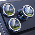 for iPhone 17 Pro / 17 Pro Max Camera Lens Protector Bling, Individual Diamond by Xfilm