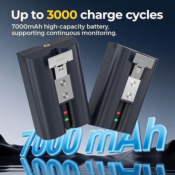 2 Pack 7000mAh Rechargeable Battery - Image 3