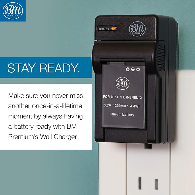 BM Premium EN-EL12 Battery and Charger - Image 5