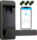 Smart Door Lock, Heavy Duty 5 in 1 Keyless Entry Door Lock, Full App Control by HARFO