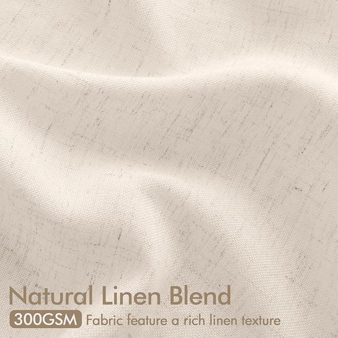 Memory Trained Pinch Pleated Curtains 102 Inches Long, Viral Linen Pinch Pleat - Image 8