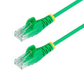 StarTech.com 6in Green Slim CAT6 Ethernet Cable, Snagless RJ45, 28AWG Pure Bare by StarTech