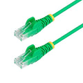 StarTech.com 1ft Green Slim CAT6 Ethernet Cable, Snagless RJ45, 28AWG Pure Bare by StarTech