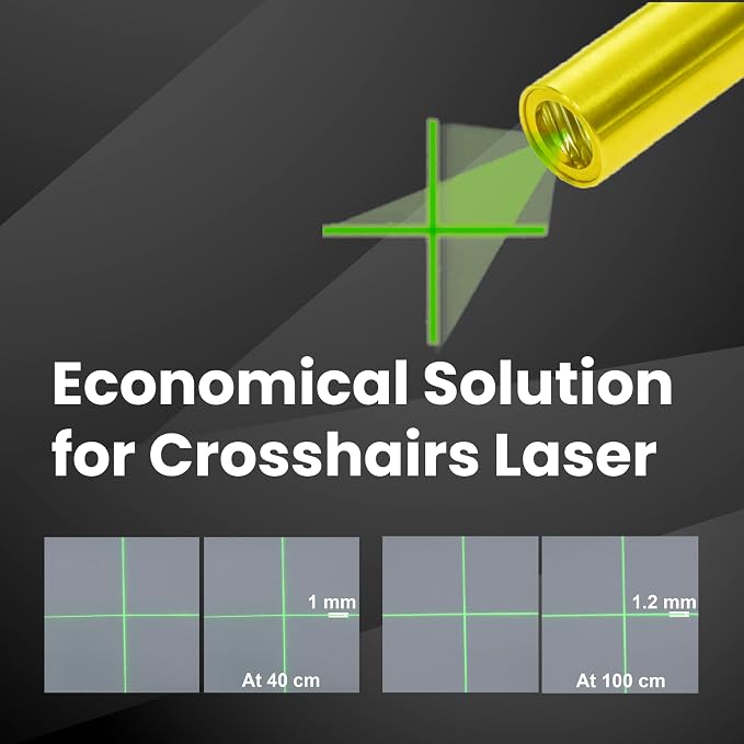 Economical Green Crosshair Laser Module, Class 1 Eye-Safe, VLM-520-29 LPT - - Image 2